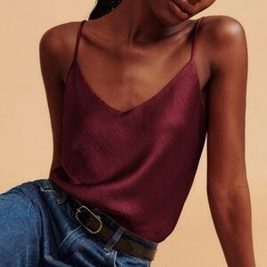 Reformation ~ Teddy Satin Top